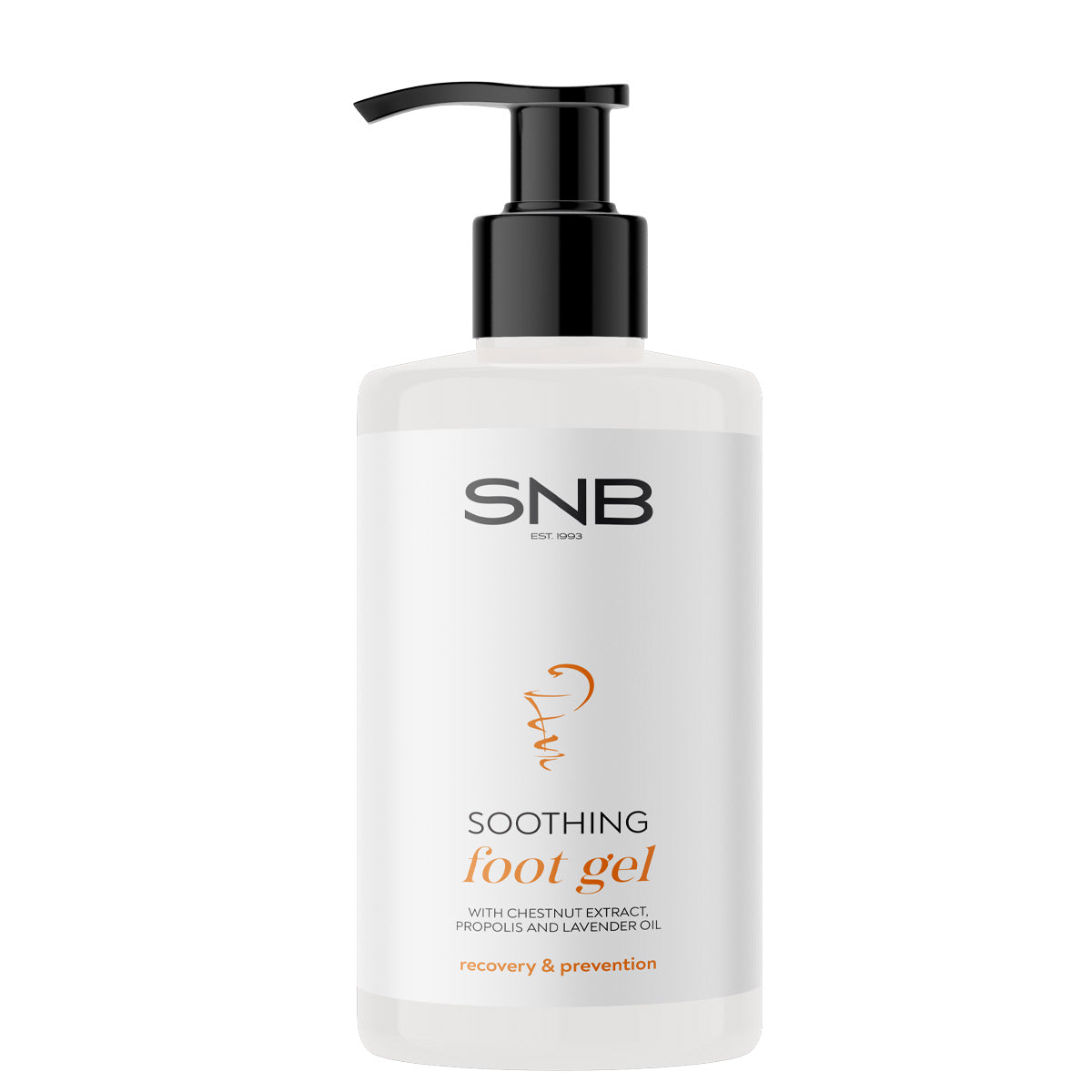Soothing Foot Gel ar kastaņu ekstraktu, propolisu un lavandas eļļu, 250 ml