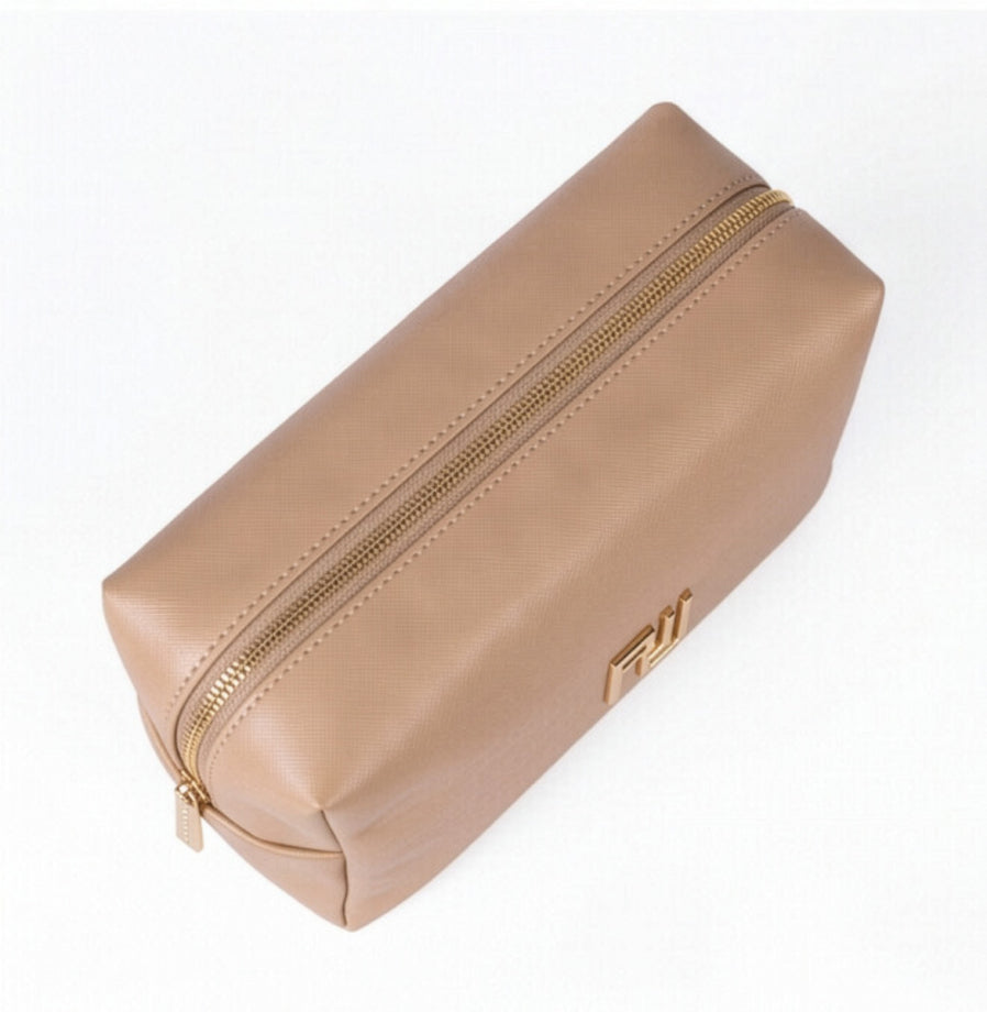 GOLD COSMETIC BAG